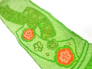 正絹　振袖用　絞り帯揚げ